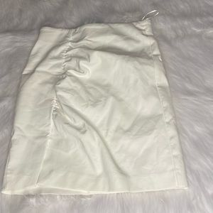 CREAM COLOR NEW SKIRT BY ZARA